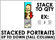 Stacked Portraits (Tall Column)