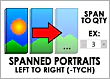 Spanned Portraits (Standard Tych)