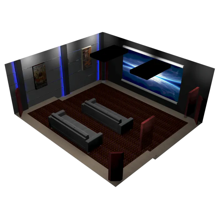 Acoustimac Home Theater Room Package I