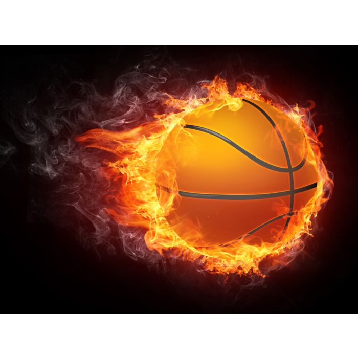 Basketball Ball On Fire - 2D Graphics - ID # 21697774