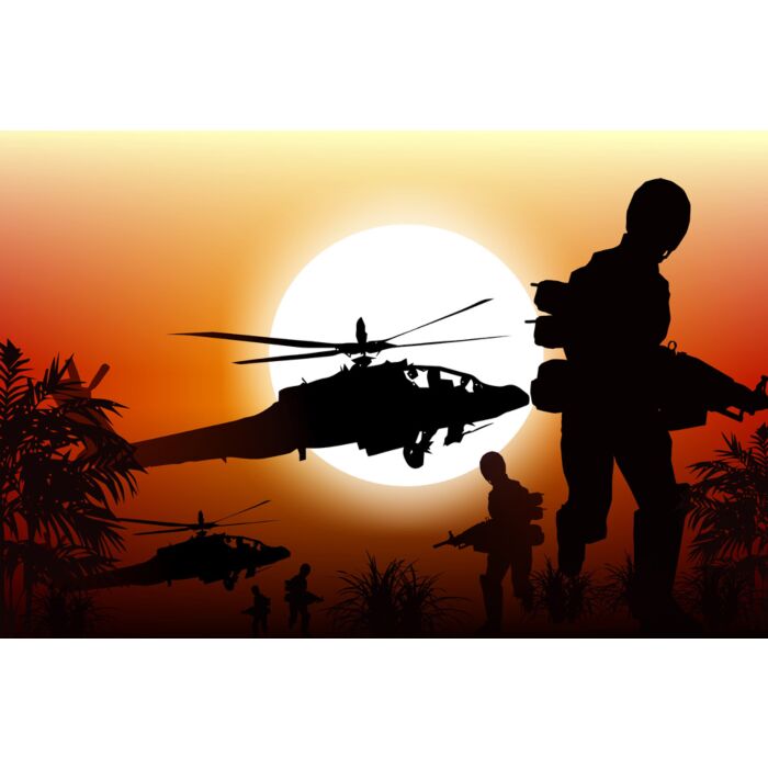 Marine Soldiers And Helicopters - ID # 60518057