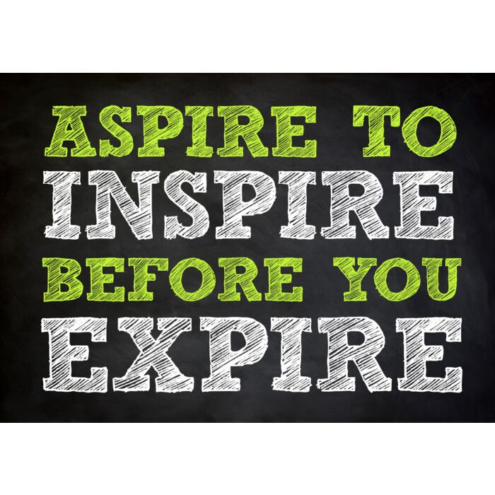Inspire Concept On Chalkboard - ID # 198340097 Inspire Concept On Chalkboard - ID # 198340097