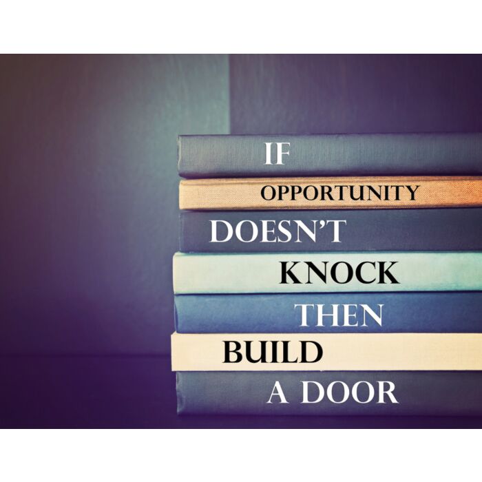 An Inspirational Quote By Unknown Source On Blue Background - ID # 203682226 An Inspirational Quote By Unknown Source On Blue Background - ID # 203682226