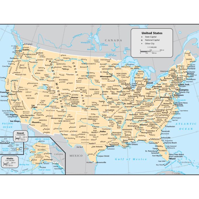 United States Country Map - ID # 247302997
