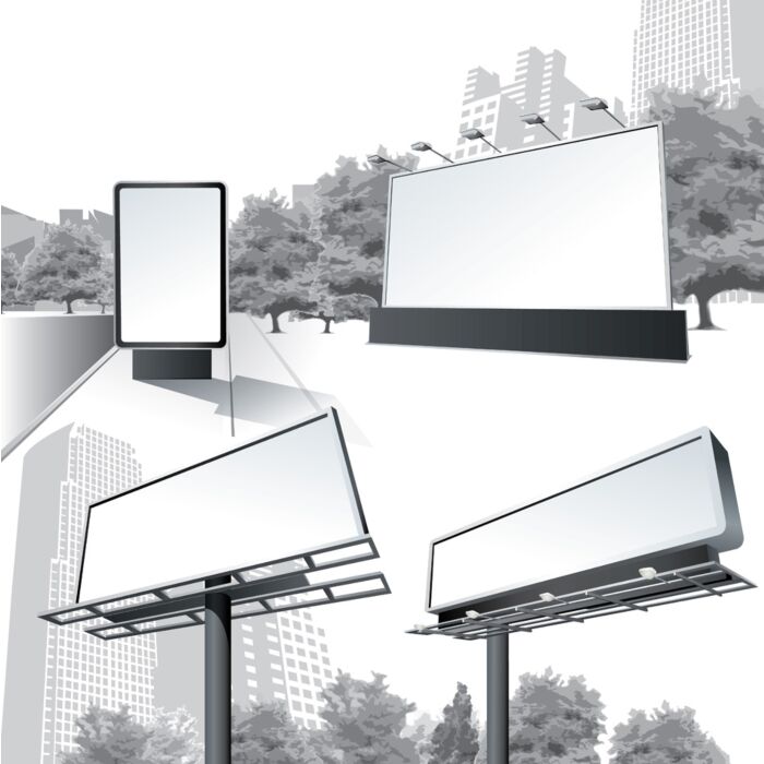 Vector Outdoor Billboard Sampler - ID # 24909529 Vector Outdoor Billboard Sampler - ID # 24909529