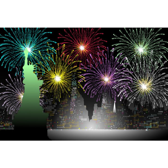 New Years Eve In New York  Vector - ID # 58950561