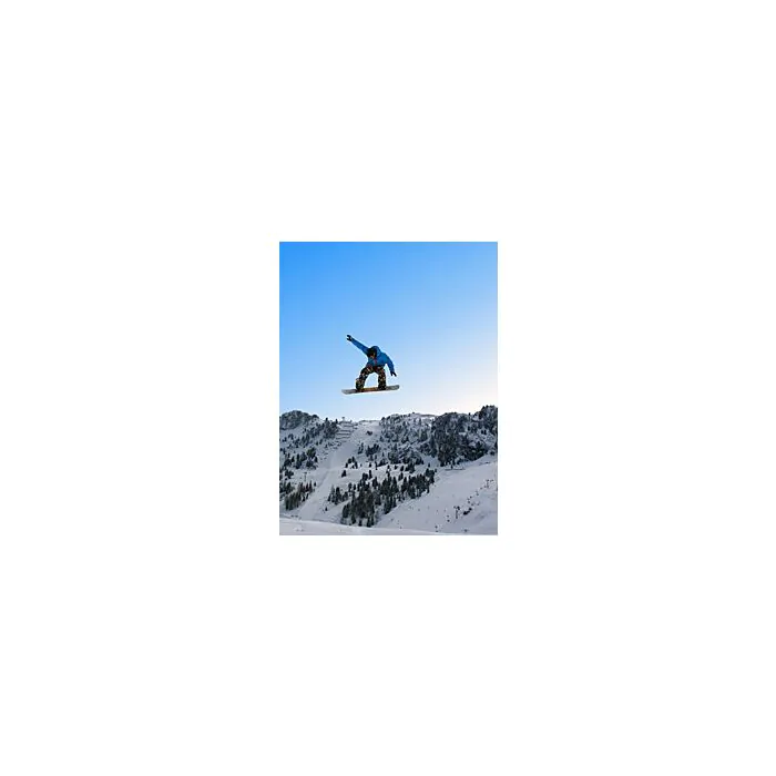 Snowboarder Performing Freestyle Element - ID # 11060254