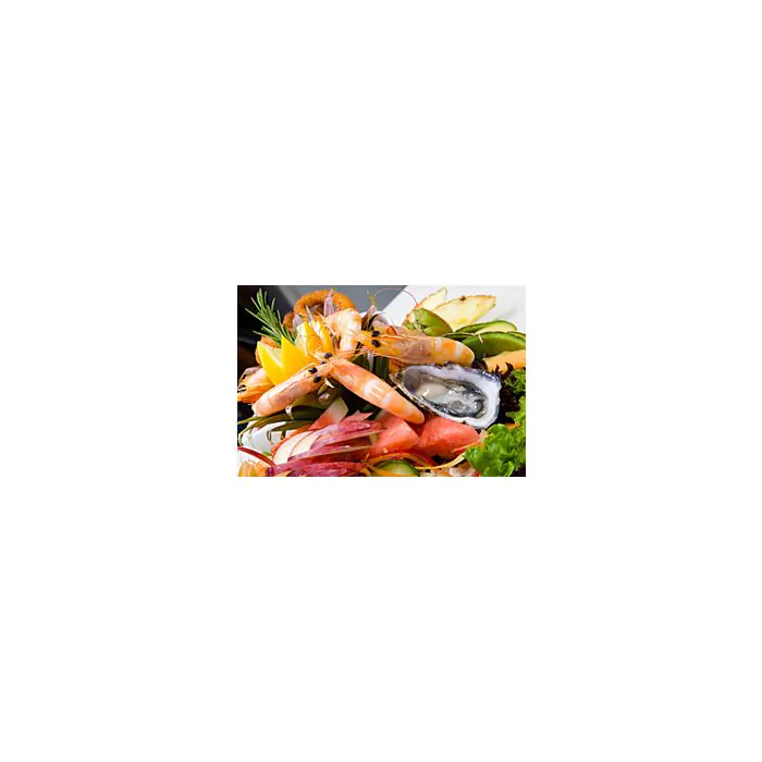 Seafood Platter Served Fresh And Deep Fried - ID # 17267731