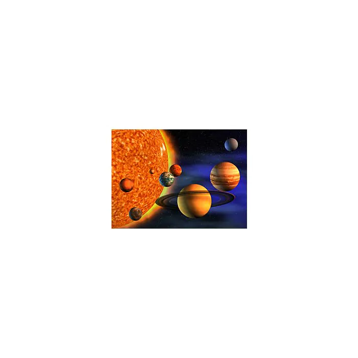 Planets In Solar System - 3D Render Illustration - ID # 26715554