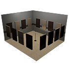 Studio Vocal Booth Room Package 2 (16 x 4'x2'x2" Panels)
