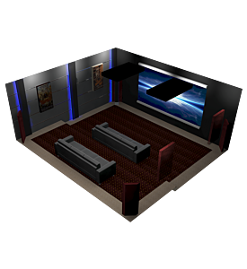 Acoustimac Home Theater Room Package I