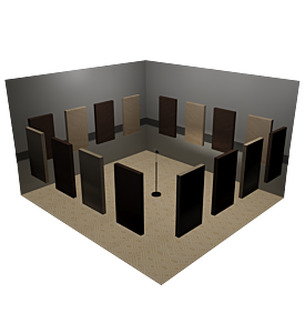 Studio Vocal Booth Room Package 2 (16 x 4'x2'x2" Panels)