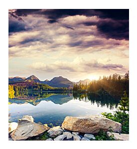Mountain lake in National Park High Tatra 1 - ID # 133253693