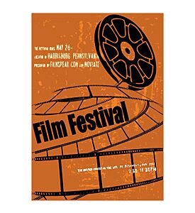Film Festival Vector Grunge Background - ID # 18867830