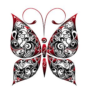 Tattoo Butterfly - ID # 20752266