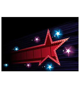 Shooting Star And Film Poster For Premiere - ID # 24730909