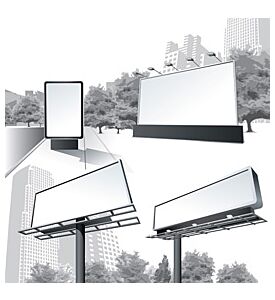 Vector Outdoor Billboard Sampler - ID # 24909529