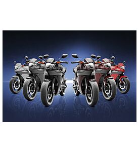 Motorcycle Motorbike Bike Riding Rider Contemporary 2 - ID # 249240574