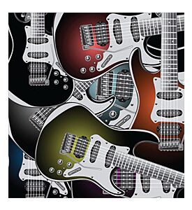Electric Guitars Background - ID # 54705693