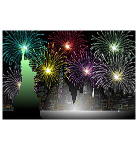 New Years Eve In New York  Vector - ID # 58950561