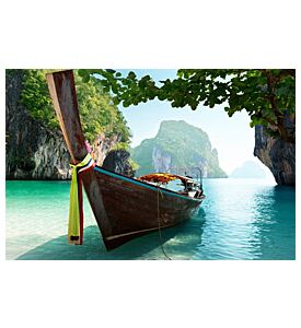 Boat And Islands In Andaman Sea Thailand - ID # 86270896