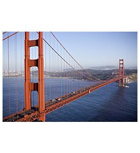 Golden Gate Bridge In San Fransisco - Horizontal Shot - ID # 10840854