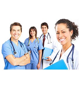 Smiling Medical Doctor With Stethoscope  - ID # 14608789
