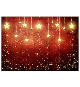 Stars On Red Background - ID # 17068656