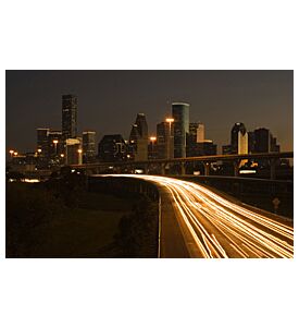 Downtown Houston Behind Highway - ID # 1747042