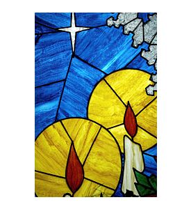 Candles In Stained Glass - ID # 1749181