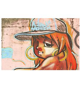 Grafitti On The Fence Wall In Anyang Korea - ID # 21287036