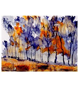Very Nice Original Watercolor Painting On Paper - ID # 21450596