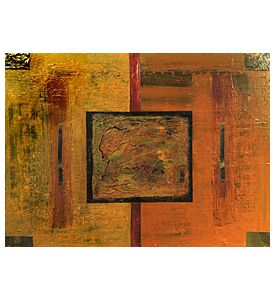Very Nice Original Abstract Oil Painting On Canvas - ID # 21450624