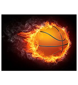 Basketball Ball On Fire - 2D Graphics - ID # 21697774