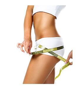 Woman Measuring Perfect Shape Of Beautiful Hips - ID # 21799368
