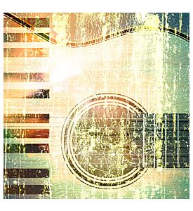 Abstract Jazz Rock Background Musical Instruments - ID # 22391997