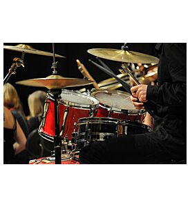 Orchestral Percussionist On A Drum Set - ID # 23813014