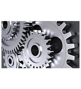 Gear Wheel Mechanics Closeup - ID # 24410923