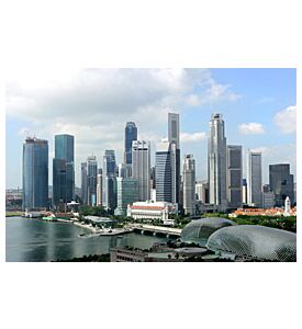 Skyline Of Singapore Business District - Singapore - ID # 5972987
