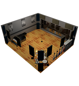 Acoustimac Studio Live Room - Standard Package 2