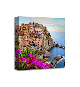 Acoustic Art Panels with Full Color Stock Art - 1'x1'x1" - Featured: Manarola Coast