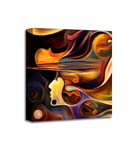 Acoustic Art Panels : Infinite Gallery - Millions of Images  - 1'x1'x1" - Featured: Abstract Faces