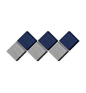 Acoustic Panels - 6 pc Sound absorbing Wall panels. Style: FLASH IN SUEDE - Covers 6 Sq. Feet.
