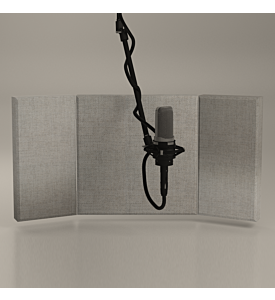 Acoustimac GO-Booth Desktop Vocal Booth System 4'x2'x2"
