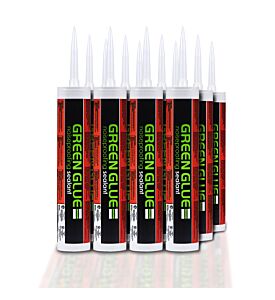 SOUNDPROOFING - GREEN GLUE SEALANT- 12 PACK - 720 LI. FT.