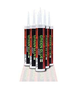 SOUNDPROOFING - GREEN GLUE SEALANT- 6 PACK - 360 LI. FT.