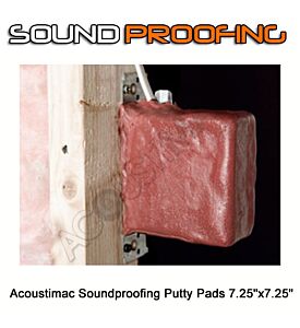 Acoustimac Soundproofing Putty Pads 7.25" x 7.25" 