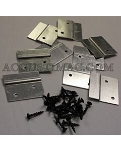 Z-Clip Acoustic Panel Installation Kit (4 Z-Clips total per kit)