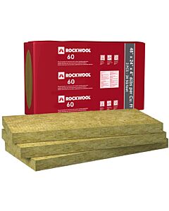 Rockwool® Mineral Wool 60 Acoustic Insulation - 6Lbs 48"x24"x4" Case of 3